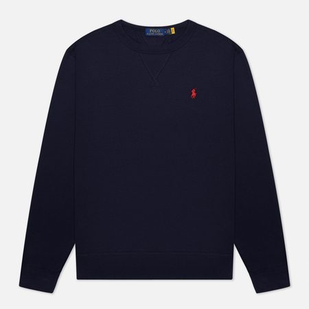 Мужская толстовка Polo Ralph Lauren Embroidered Pony Fleece Crew Neck, цвет синий
