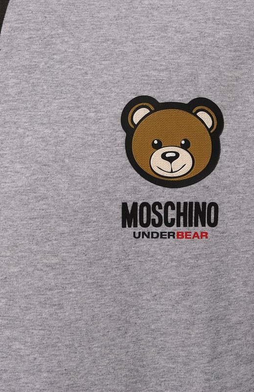 Хлопковое худи Moschino 5