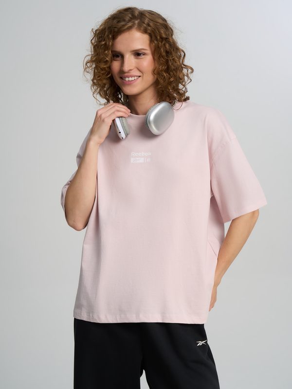 Футболка женская Reebok Boxy, Розовый