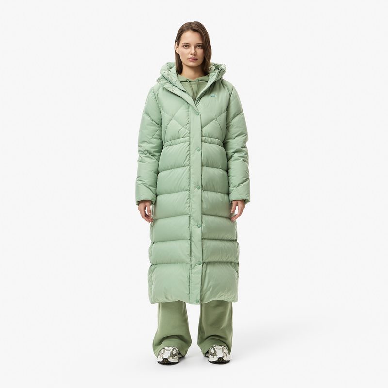 Женская парка Lacoste с капюшоном