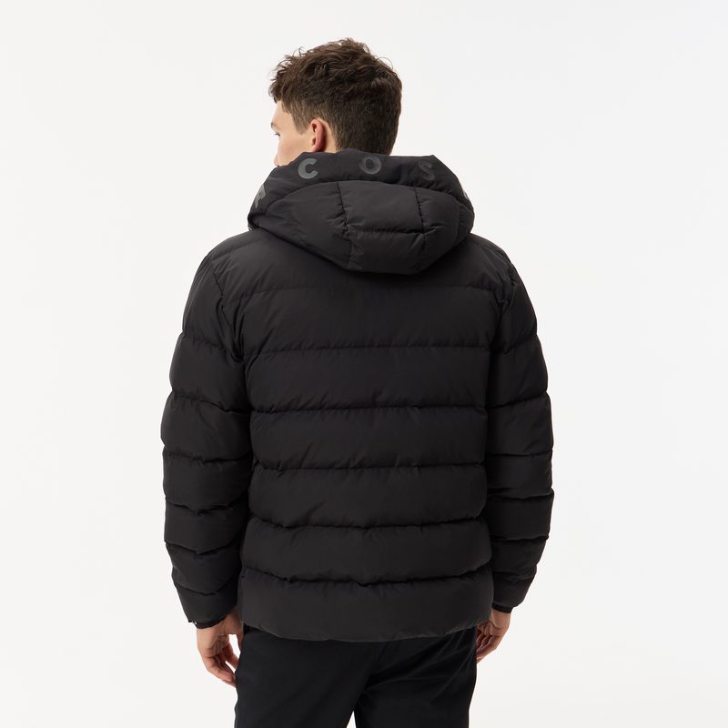 Мужской стёганый пуховик Lacoste с капюшоном 2