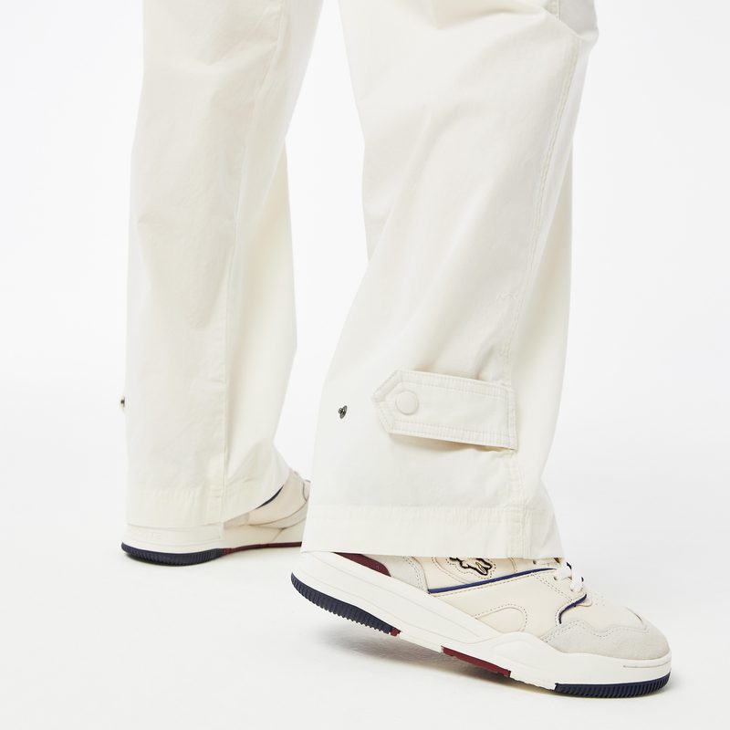Женские хлопковые брюки-карго Lacoste 5