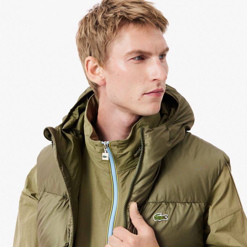 Мужской влагоотталкивающий жилет Lacoste с капюшоном 3