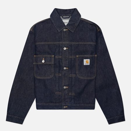 Мужская джинсовая куртка Carhartt WIP Belmar Smith Denim 13.5 Oz, цвет синий