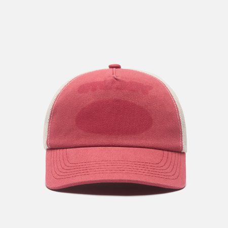 Кепка Stussy Ghost Logo Trucker, цвет красный