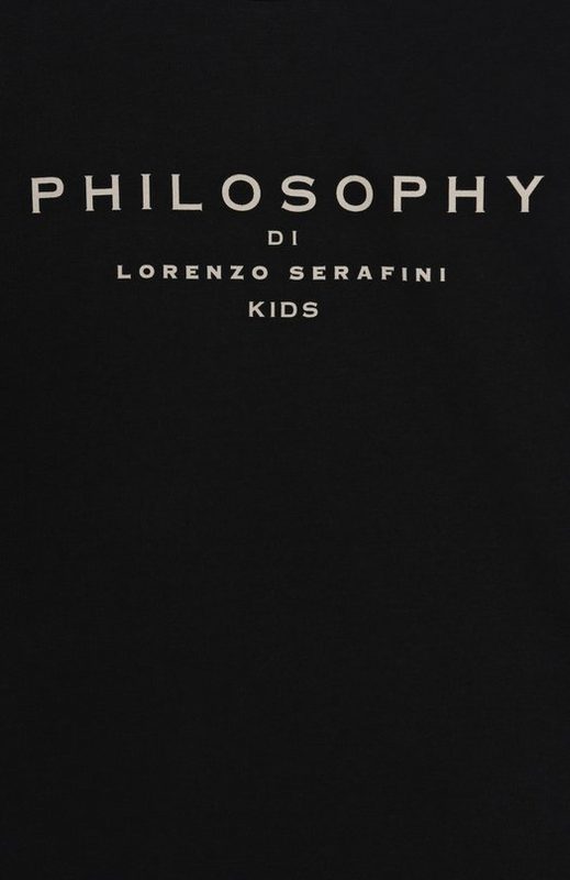 Хлопковая футболка Philosophy di Lorenzo Serafini Kids 3