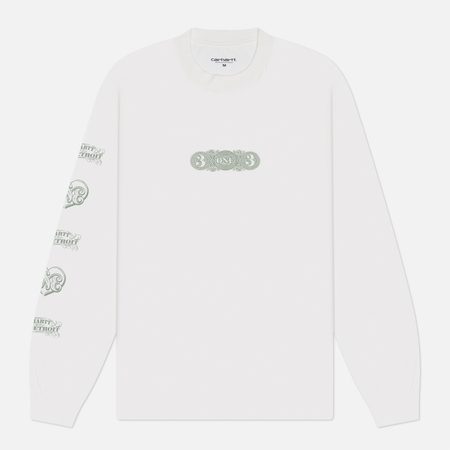 Мужской лонгслив Carhartt WIP 3 One 3, цвет белый