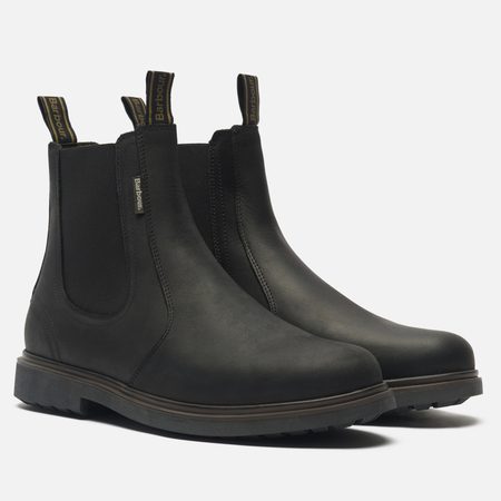 Мужские ботинки Barbour Hale Chelsea, цвет чёрный