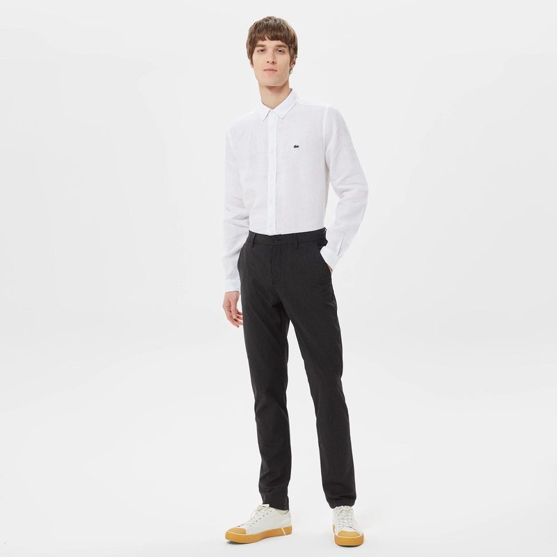 Мужская льняная рубашка Lacoste 4