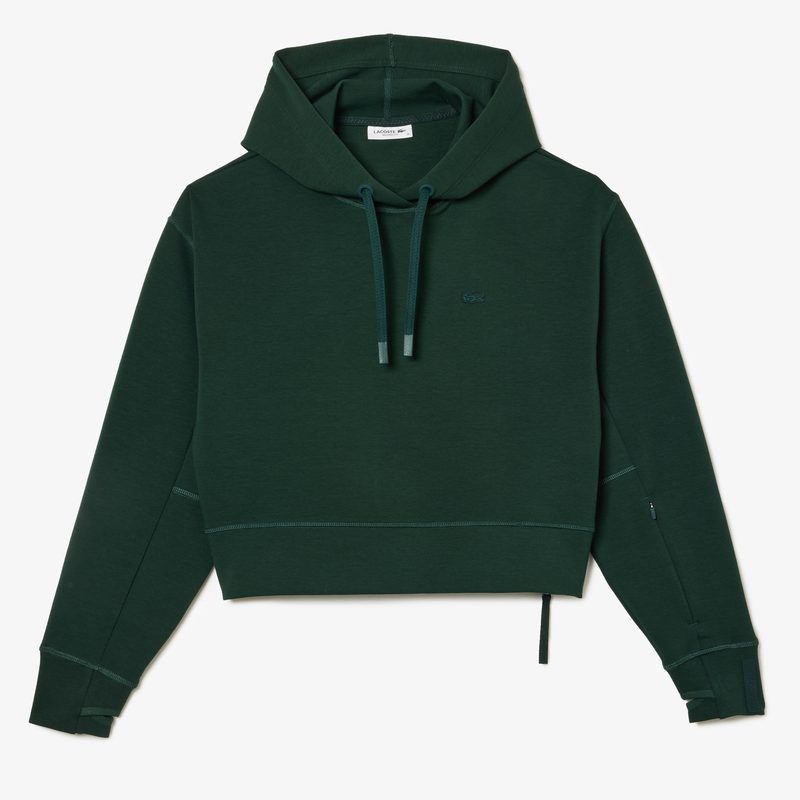Женская толстовка Lacoste свободного кроя с капюшоном 5