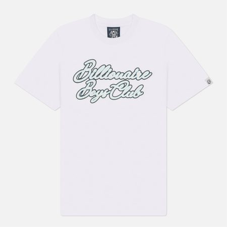 Мужская футболка Billionaire Boys Club Diamond Script Logo, цвет белый