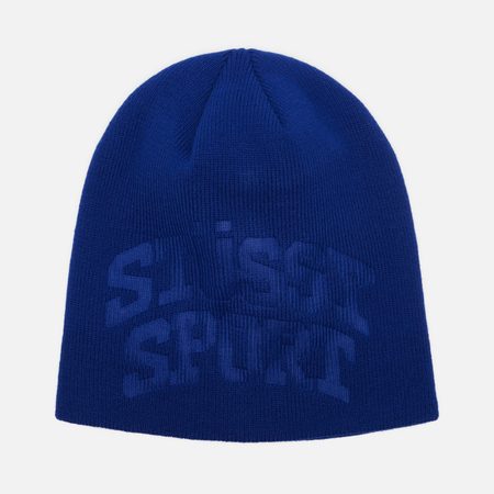Шапка Stussy Skullcap Deboss Stussy Sport, цвет синий