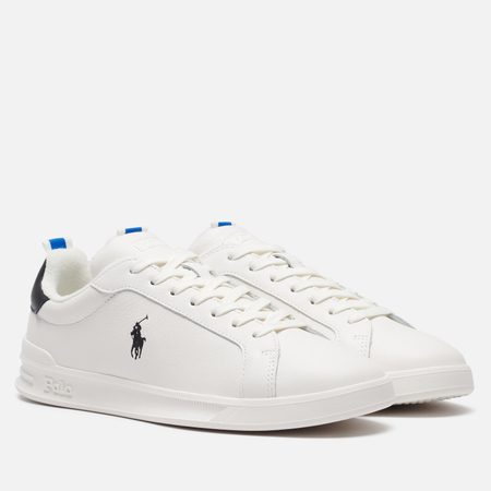 Мужские кроссовки Polo Ralph Lauren Heritage Court Rib, цвет белый