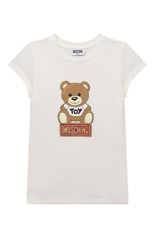 Хлопковая футболка Moschino