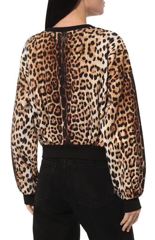 Хлопковый свитшот Roberto Cavalli 4