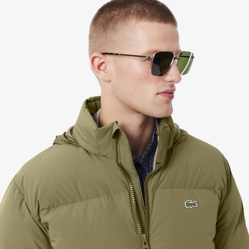 Водоотталкивающая пуховая куртка Lacoste с капюшоном 3