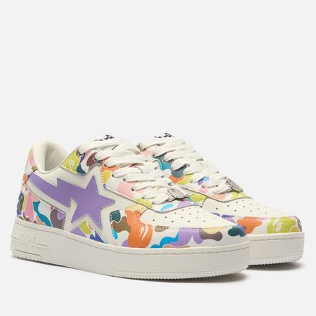 Мужские кроссовки A Bathing Ape BAPE STA Icon #2, цвет белый