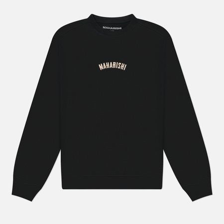 Мужская толстовка maharishi Organic Crew, цвет чёрный