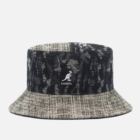 Панама Kangol Denim Mashup, цвет чёрный
