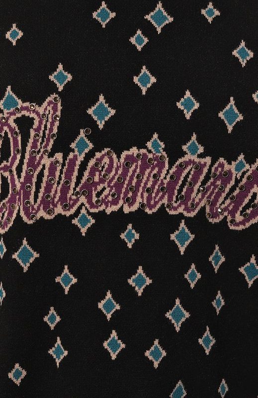 Худи из хлопка и шерсти Bluemarble 5