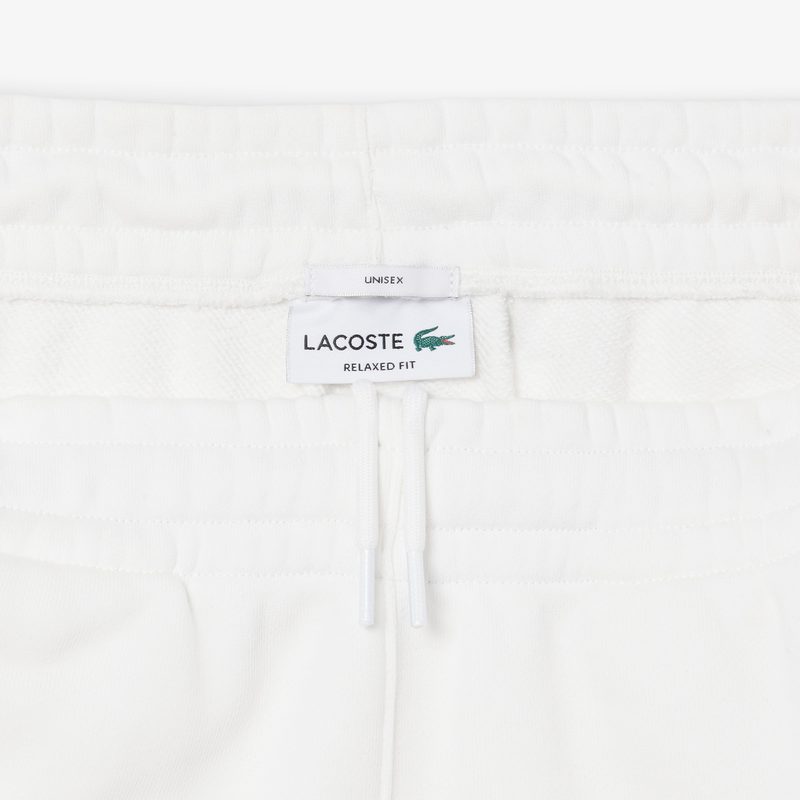 Спортивные хлопковые брюки Lacoste унисекс свободного кроя 5