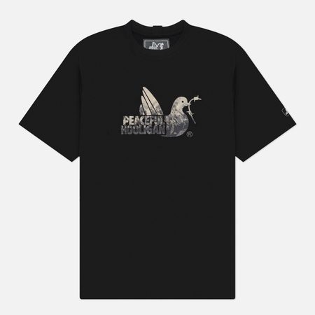 Мужская футболка Peaceful Hooligan Pyro Dove, цвет чёрный