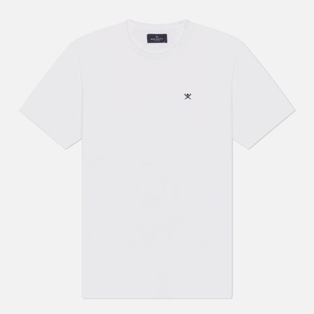 Мужская футболка Hackett Classic Embroidered Icon, цвет белый