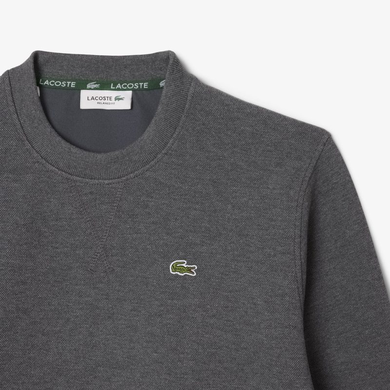 Женский свитшот Lacoste из смеси органического хлопка 5