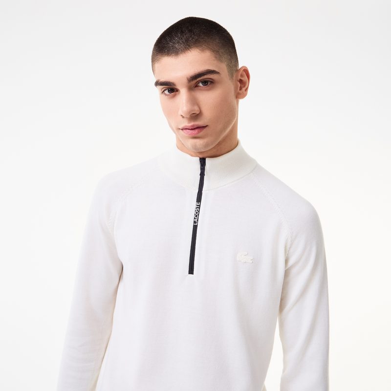Мужской свитер Lacoste стандартного кроя из смеси шерсти и хлопка 3