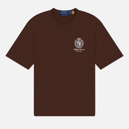 Мужская футболка Polo Ralph Lauren Relaxed Fit Jersey Graphic, цвет коричневый