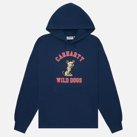 Мужская толстовка Carhartt WIP Hooded Wild Dog, цвет синий
