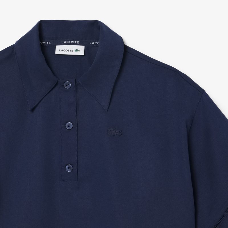Женская рубашка Lacoste из смеси льна 2