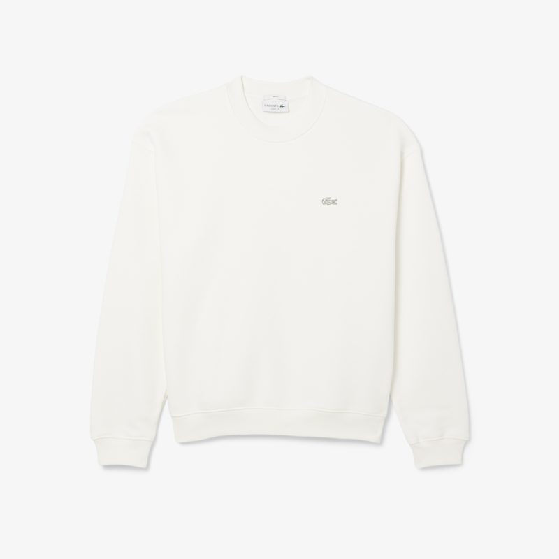 Хлопковый свитшот Lacoste свободного кроя унисекс 4