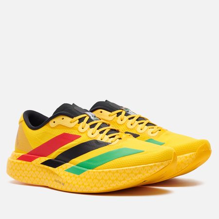 Кроссовки adidas Originals x Bob Marley Adizero Evo SL Woven Jamaica, цвет жёлтый