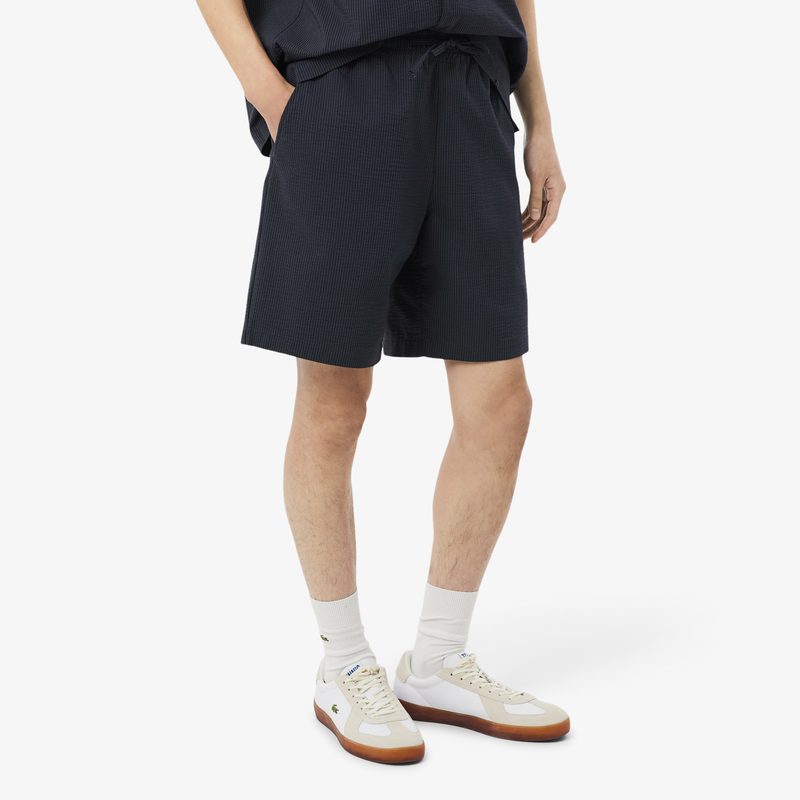 Мужские хлопковые шорты Lacoste из сирсакера 3