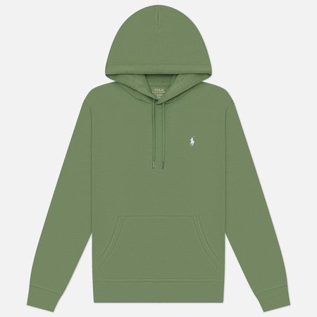 Мужская толстовка Polo Ralph Lauren Double-Knit Hoodie, цвет зелёный