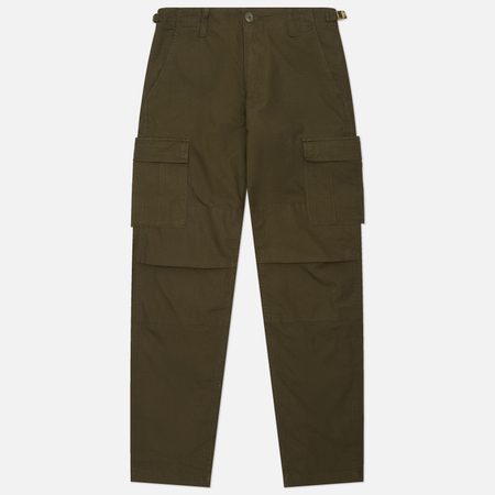 Мужские брюки Carhartt WIP Aviation, цвет оливковый
