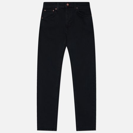 Мужские джинсы Nudie Jeans Lean Dean, цвет чёрный