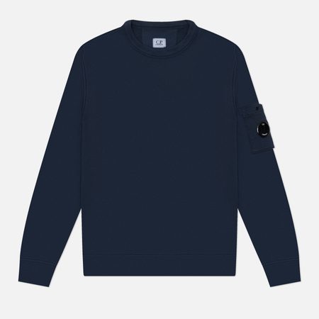 Мужская толстовка C.P. Company Malfile Fleece Lens Crewneck, цвет синий