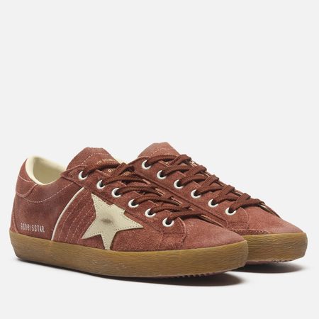 Женские кроссовки Golden Goose Super-Star Nappa Star, цвет красный