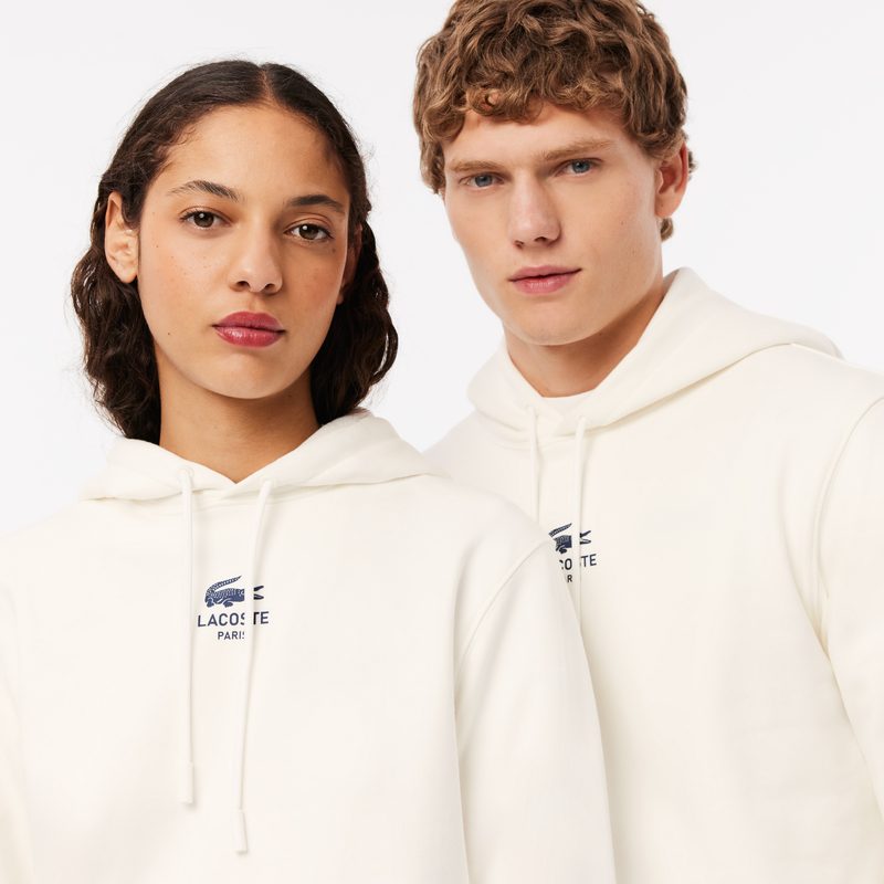 Хлопковая толстовка Lacoste унисекс с капюшоном 3