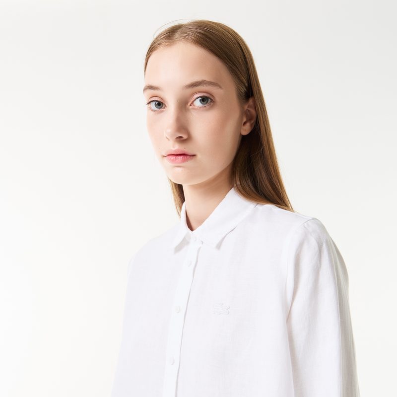Женская рубашка Lacoste свободного кроя 3