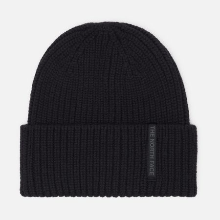 Шапка The North Face Wool Blend, цвет чёрный