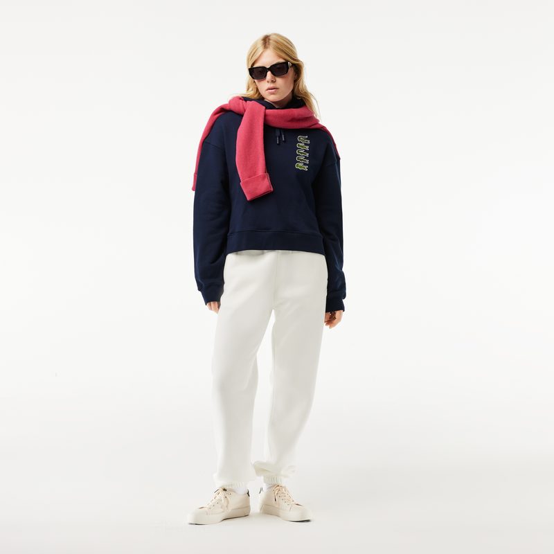 Женская толстовка Lacoste свободного кроя с капюшоном 4