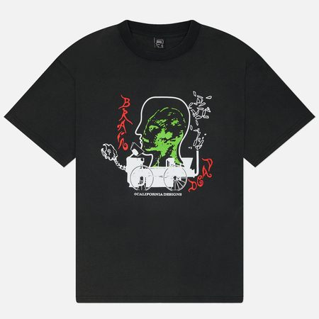 Мужская футболка Brain Dead Alien Tractor, цвет чёрный