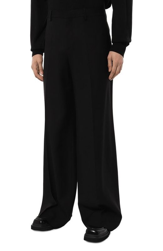 Брюки из вискозы и шерсти Moschino 3