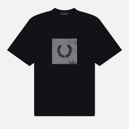 Мужская футболка Fred Perry Box Graphic, цвет чёрный