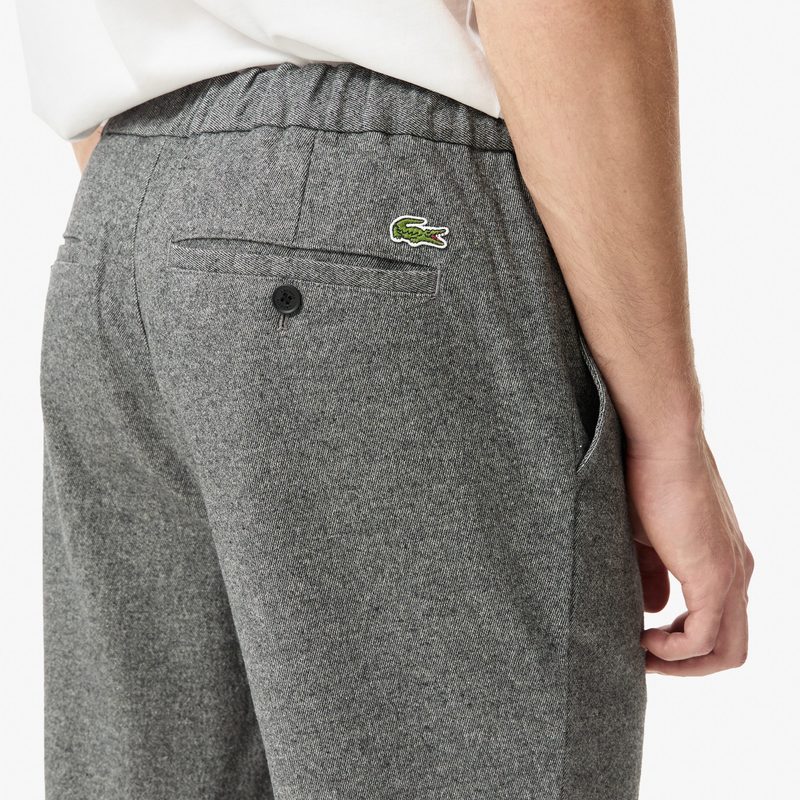 Мужские брюки Lacoste из смеси хлопка и шерсти 5