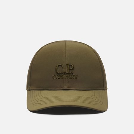 Кепка C.P. Company Chrome-R Embroidered Logo, цвет оливковый
