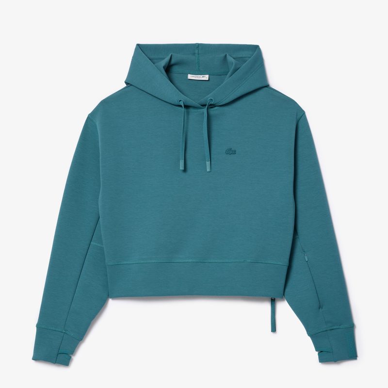 Женская толстовка Lacoste Core Active свободного кроя с капюшоном 5